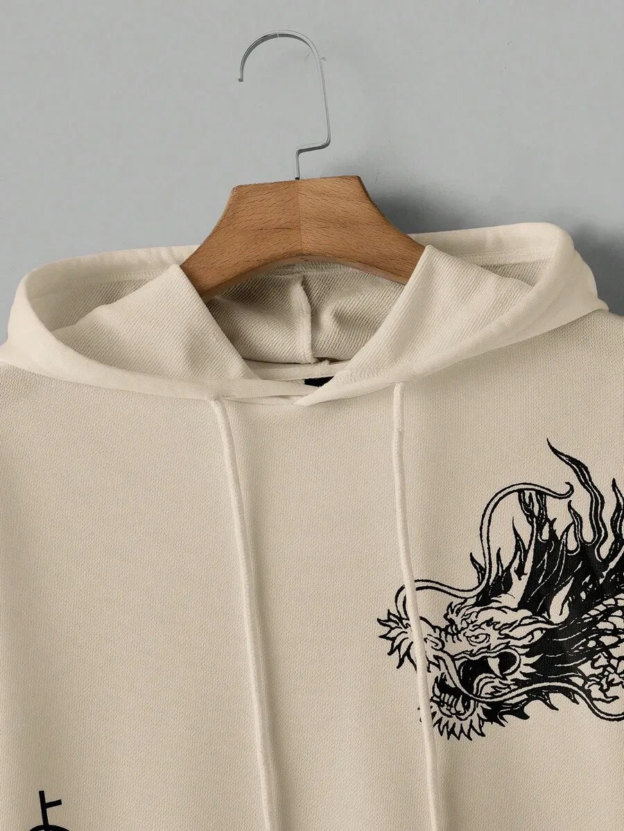 Dragon Hoodie -Biege