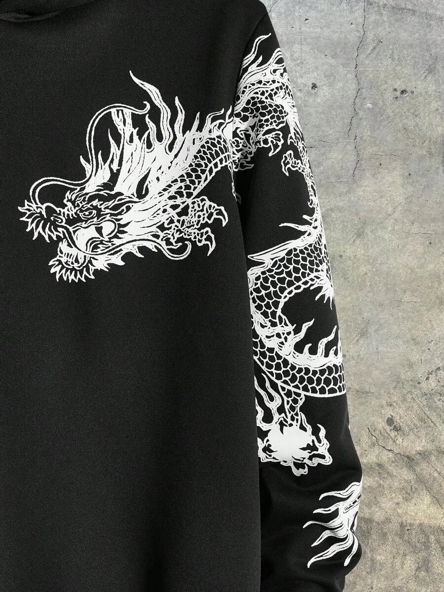 Dragon Hoodie - Black