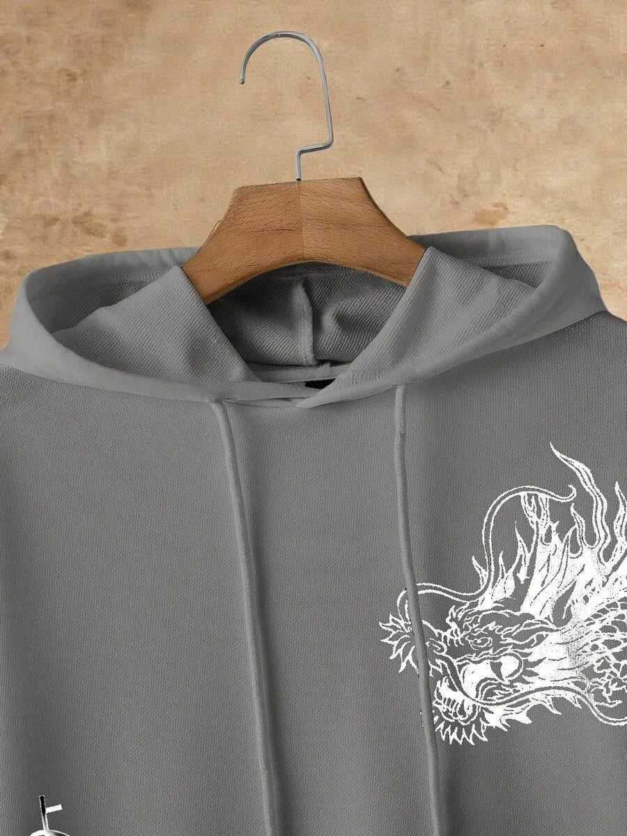 Dragon Hoodie - Gray
