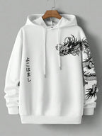 Dragon Hoodie - White